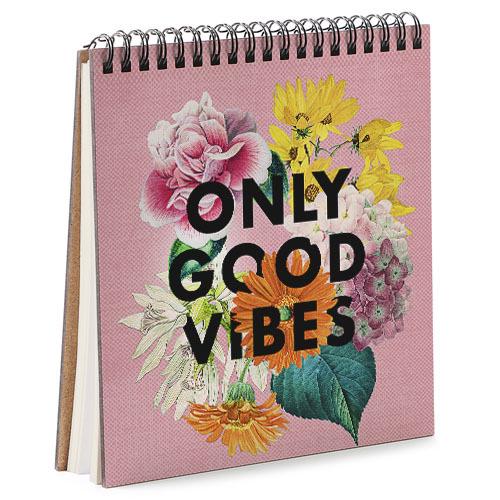 Скетчбук Only good vibes 16,7x18 см (BDK_EX001) Скетчбук Only good vibes 16,7x18 см (BDK_EX001)