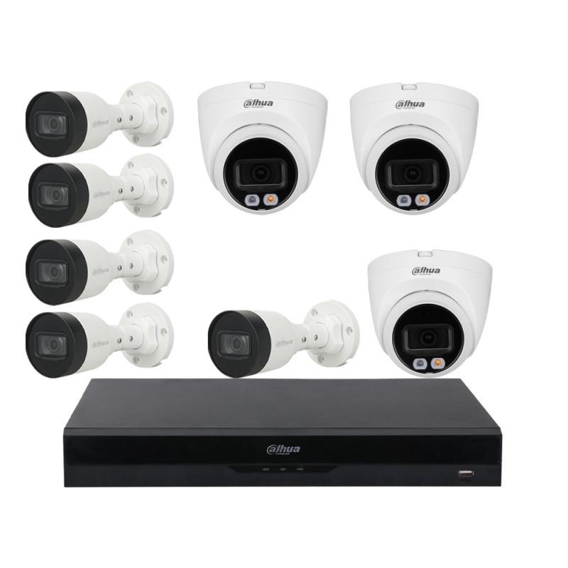 Комплект видеонаблюдения IP Dahua KIT-DH207 уличный