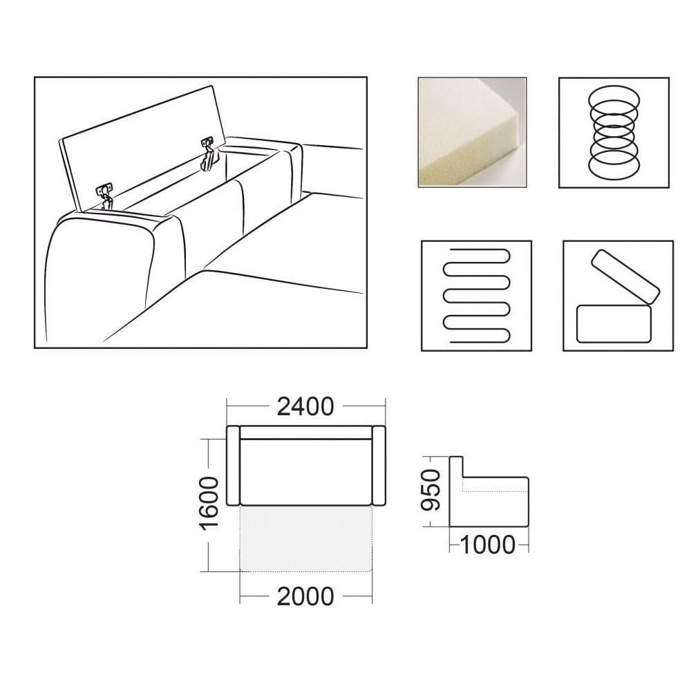 Диван раскладной Мебель-Сервис Дина выкатной ДСП/металл ткань Росто Серый - фото 3 Диван раскладной Мебель-Сервис Дина выкатной ДСП/металл ткань Росто Серый - фото 3
