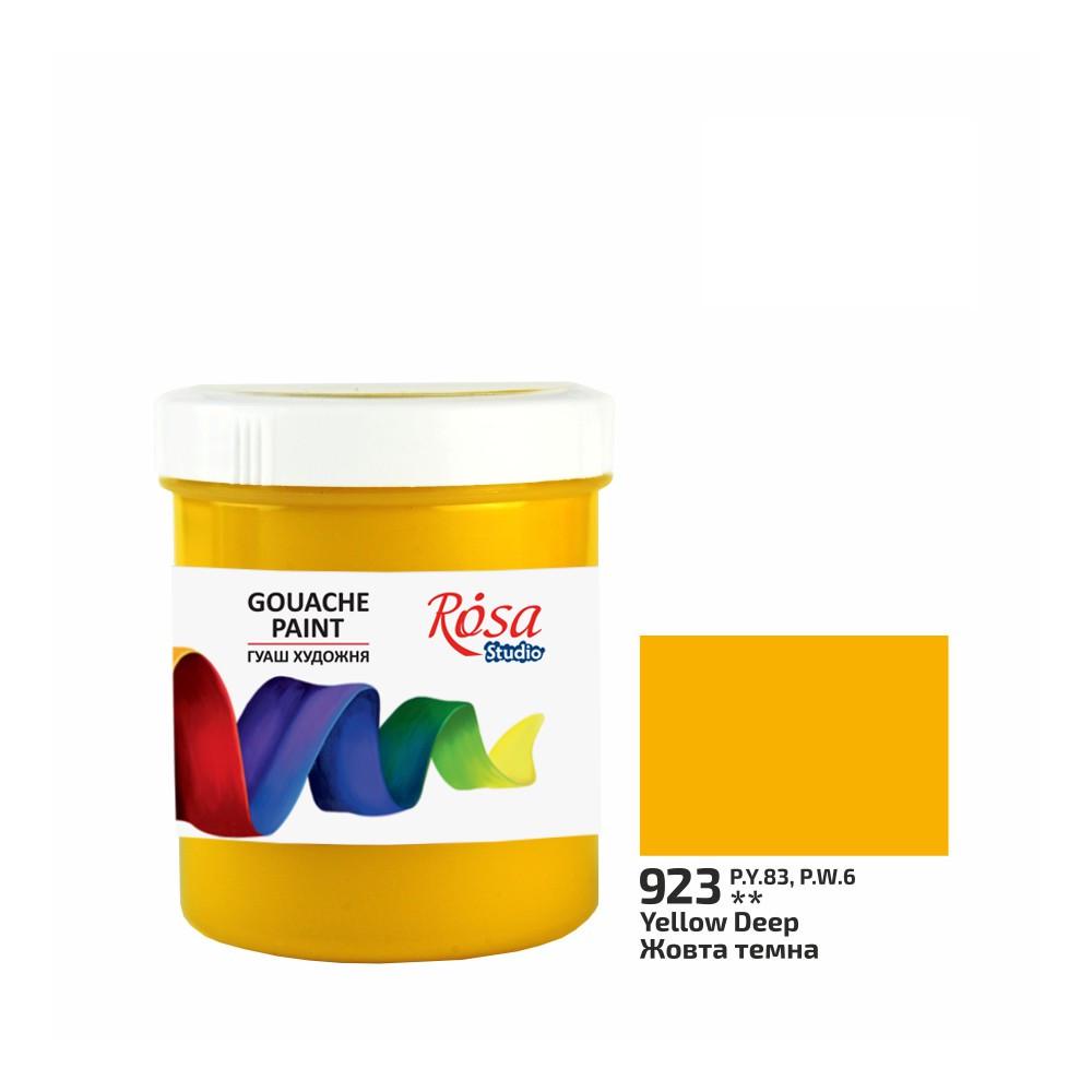 Краска гуашевая ROSA Studio 100 мл Желтый темный - фото 2 Краска гуашевая ROSA Studio 100 мл Желтый темный - фото 2