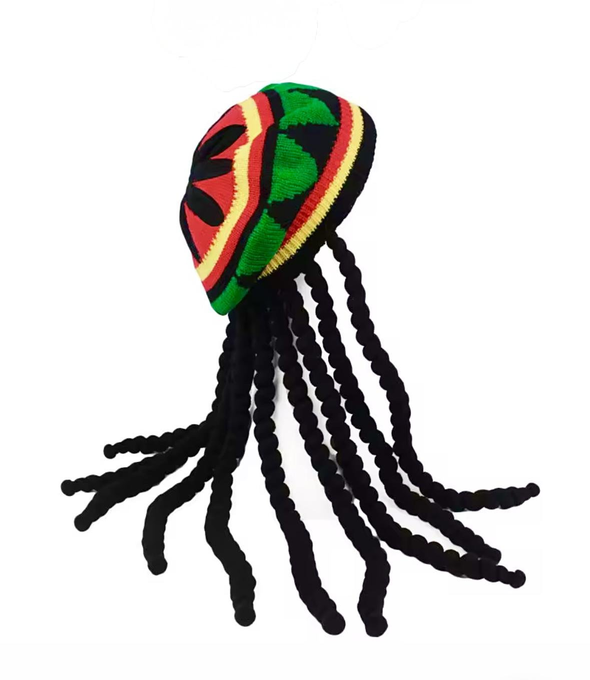 Шапка Wuke Боб Марлі Ямайка з дредами унісекс one size Шапка Wuke Боб Марлі Ямайка з дредами унісекс one size