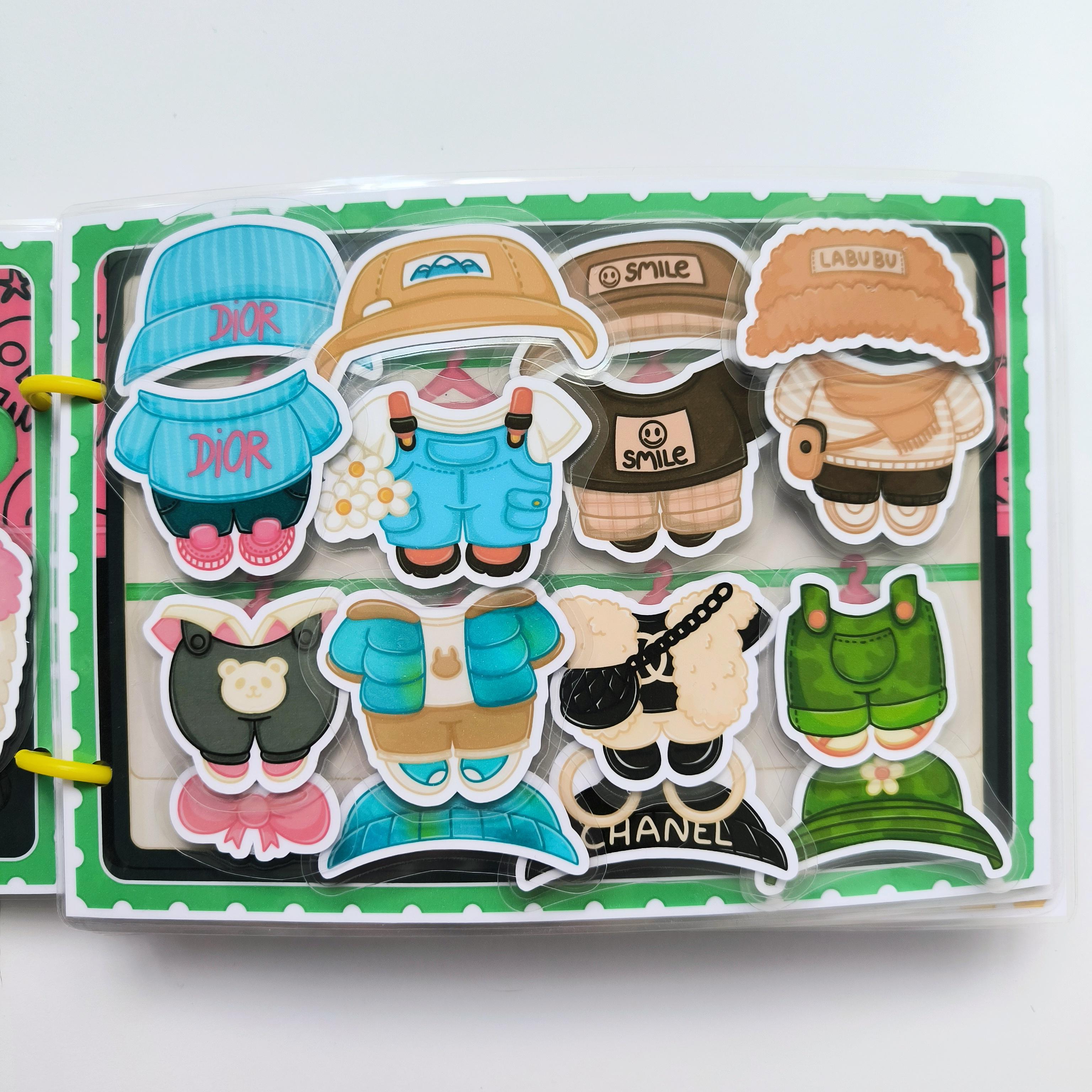 Книга на липучках Лабубу розвивающая (LP-0057) - фото 3 Книга на липучках Лабубу розвивающая (LP-0057) - фото 3