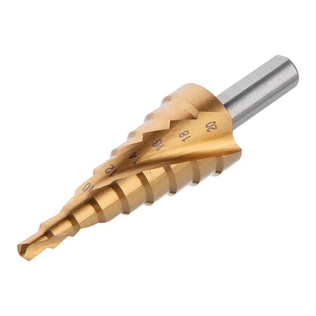Свердло ступінчасте по металу спіральне 4-20 мм - фото 2