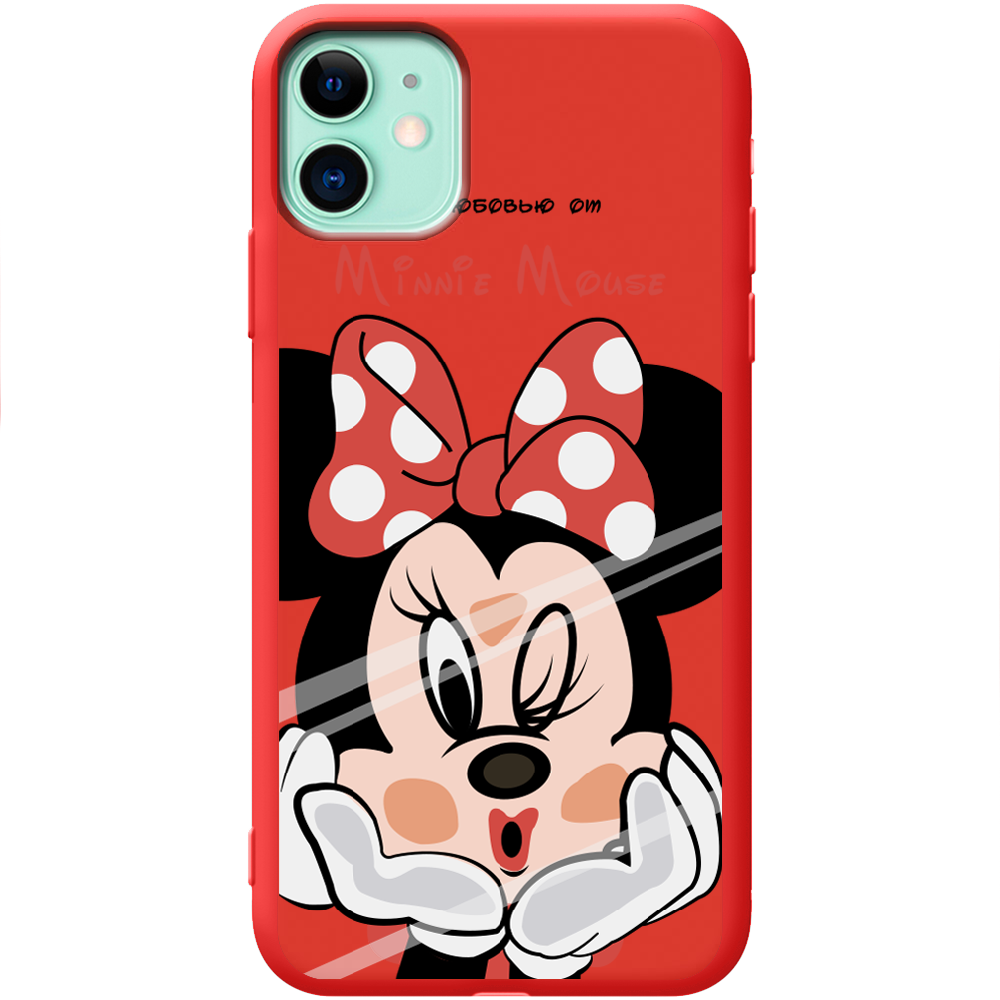 Чехол Boxface iPhone 11 Lady M Красный силикон (38184-cc59-43041)