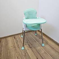 Стільчик крісло для годування AVKO 001 Green - фото 3
