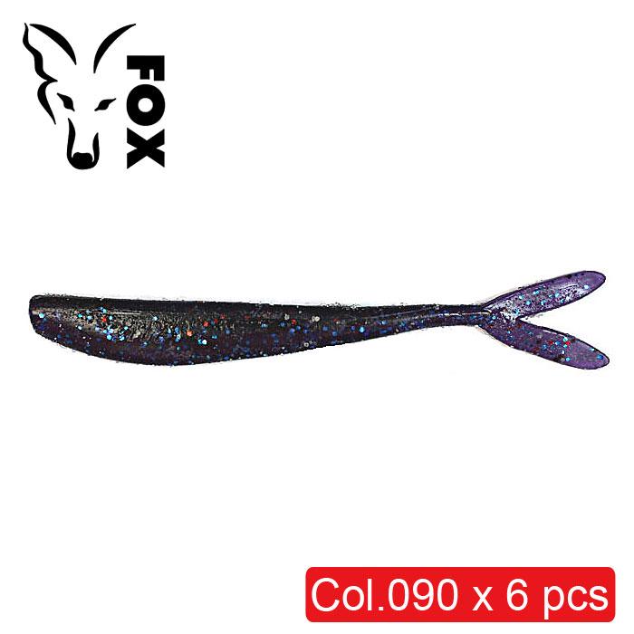 Силиконовый слаг Fox Slug №090 съедобный 9 см 6 шт. Electric june bug (8848)