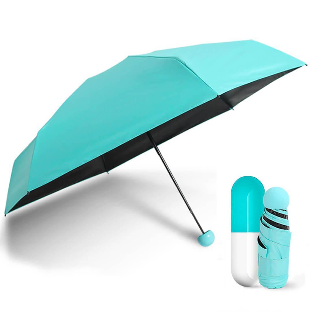 Мини-зонтик Capsule Umbrella-mini Designer All Seasons Black/Blue - фото 2