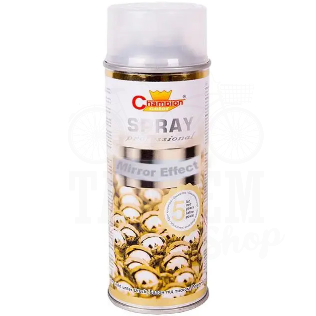 Краска Зеркальный эффект Champion Mirror Effect 400 мл аэрозоль Медный