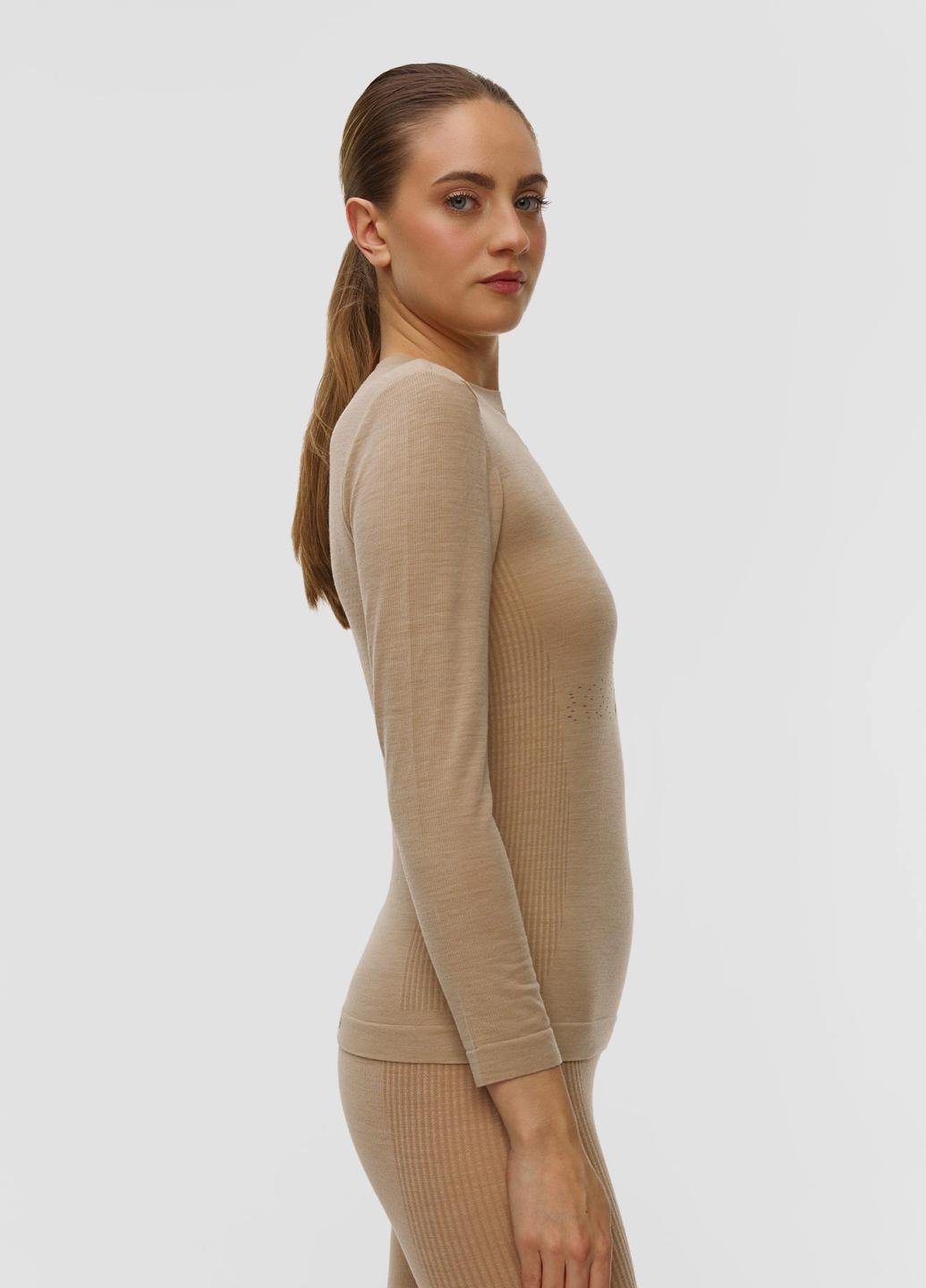 Комплект термобелья женский X-Bionic Mightywool Set VT-W106W25W+VT-WP05W25W-M100 S Sand - фото 4