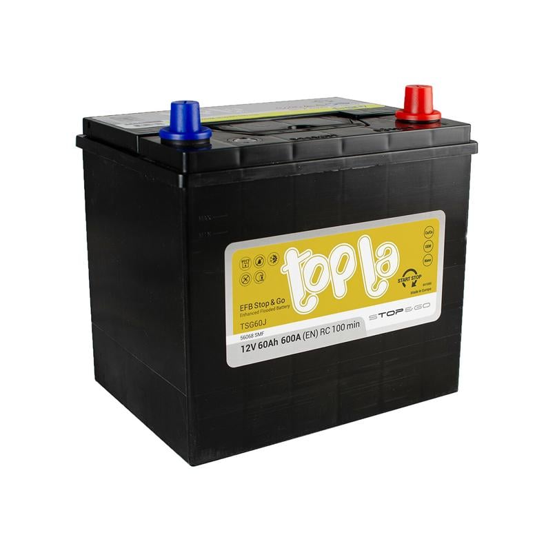 Аккумулятор Topla EFB JIS 60 Ah/12V (112260 / 56068EFB)