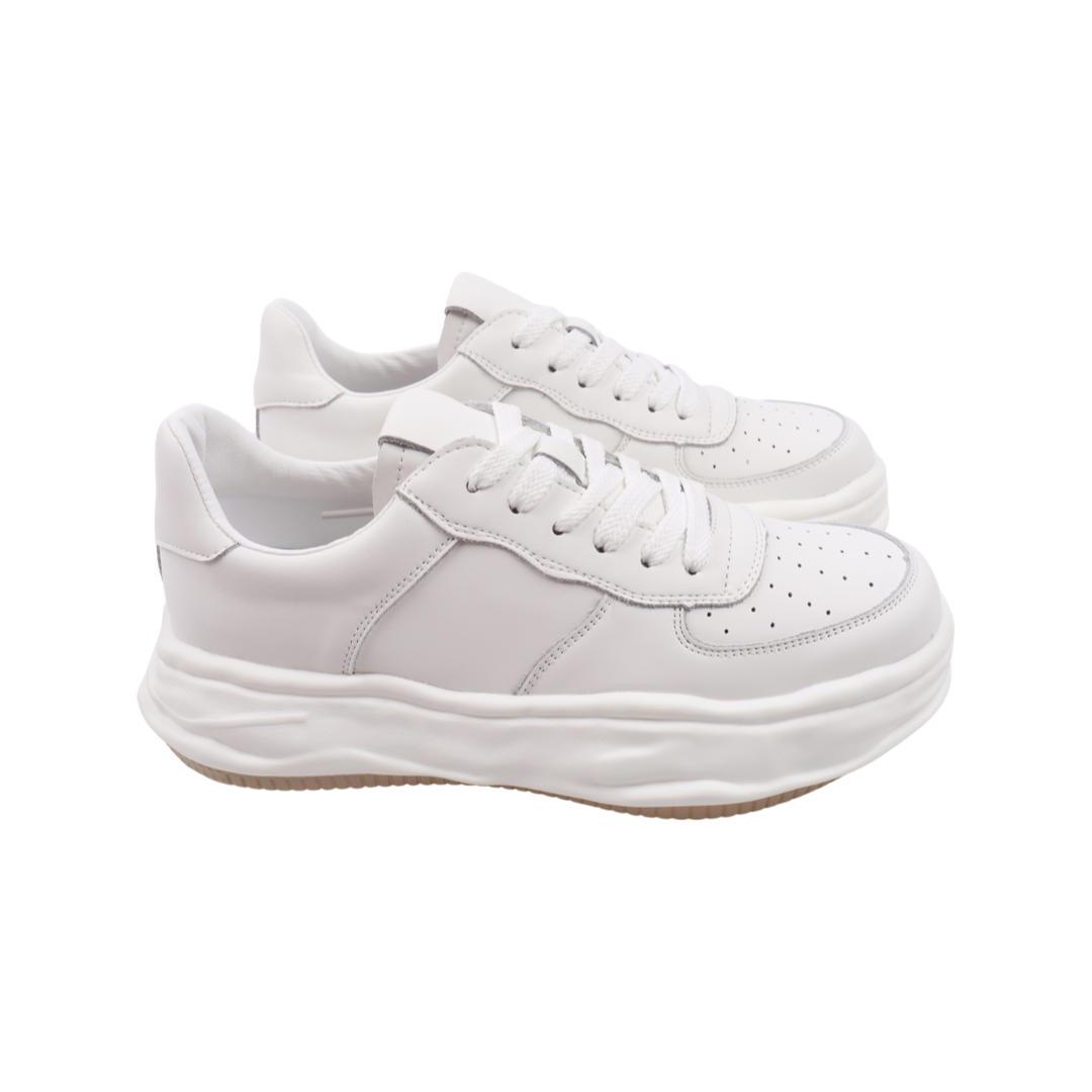 Кеды женские Vikonty из кожи р. 39 Белый (336-22DTS)