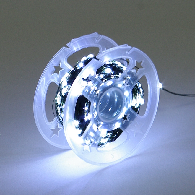 Гирлянда LED холодный свет 500 диодов 50 м (42247)