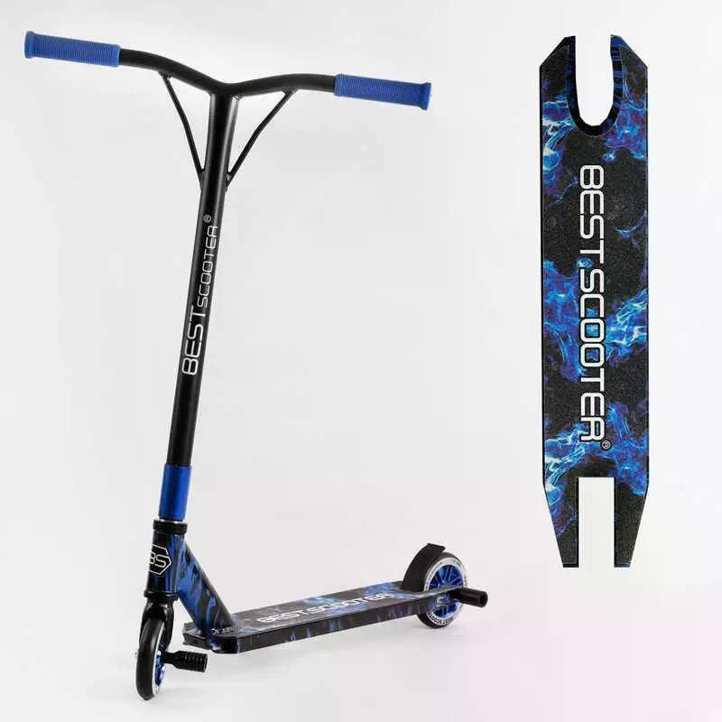 Самокат трюковый 74609 с пегами Синий (107586) - фото 8 Самокат трюковый 74609 с пегами Синий (107586) - фото 8