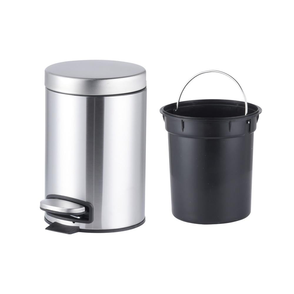 Мусорное ведро с плавным закрытием MIXXUS Ellipse-TC0205 SS Color круглое 5 л Нержавеющая сталь (MI7076) - фото 9 Мусорное ведро с плавным закрытием MIXXUS Ellipse-TC0205 SS Color круглое 5 л Нержавеющая сталь (MI7076) - фото 9