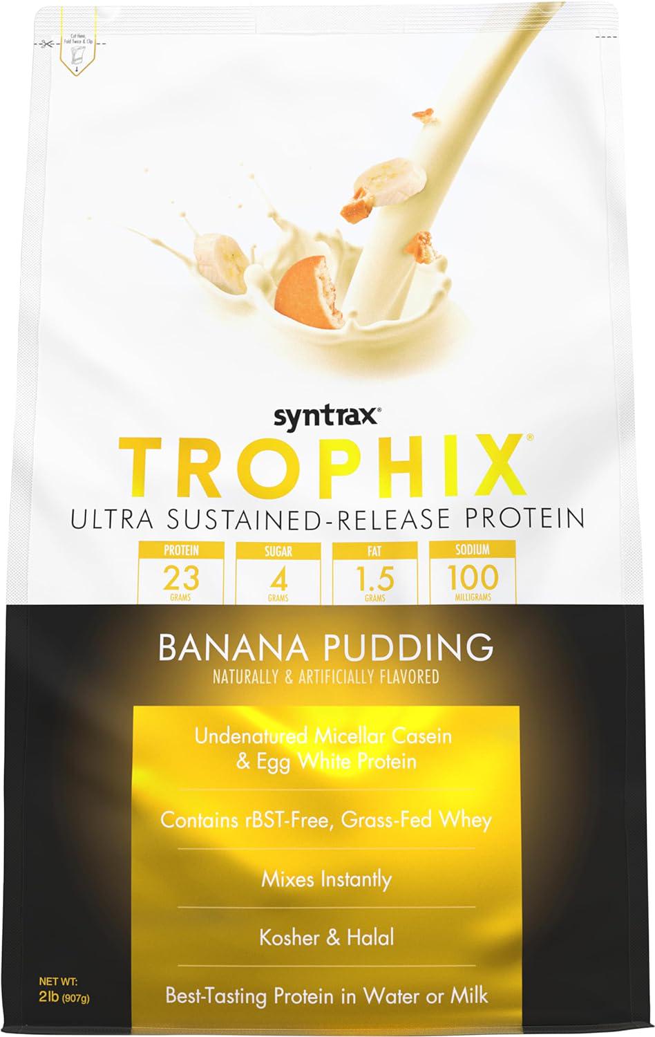 Протеин Syntrax Trophix Banana Pudding 908 г - фото 1