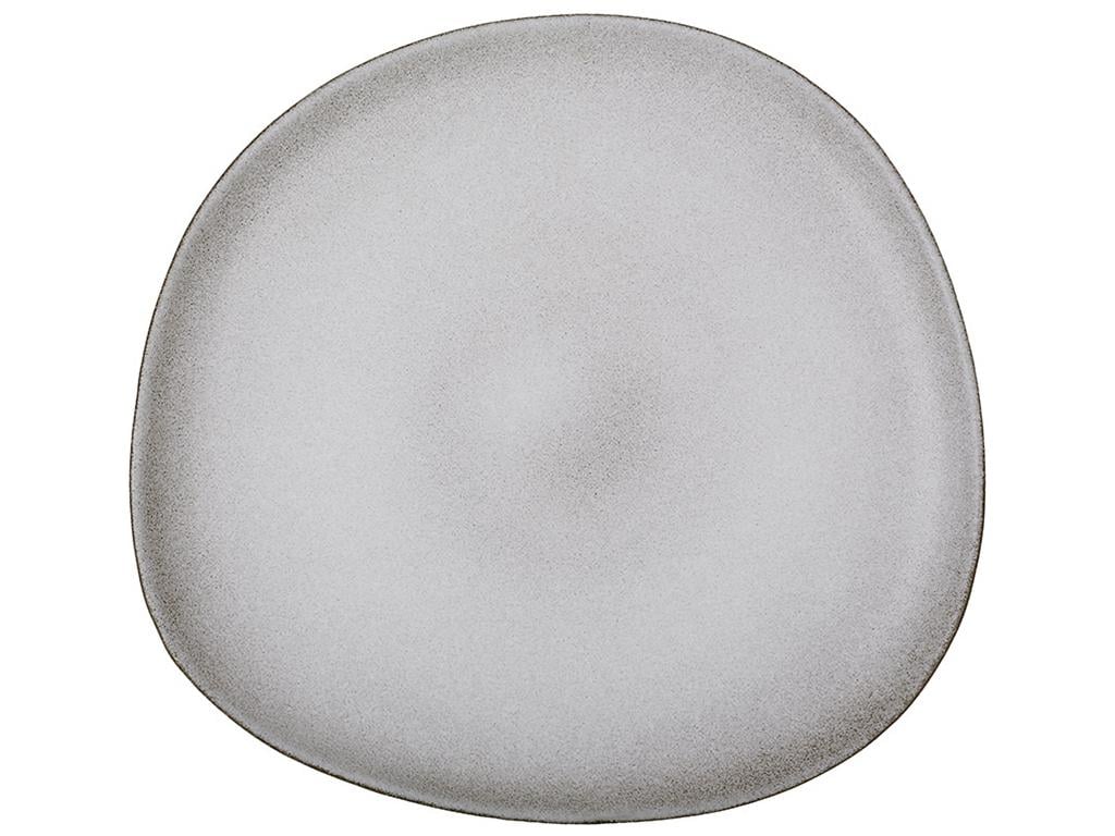Тарелка керамическая Gray 27х2,6 см Серый гранит (BDI-344-229)