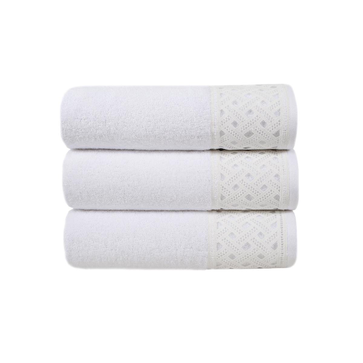 Рушник махровий Penelope Delfina beyaz 30х50 см Білий (28583346) - фото 3 Рушник махровий Penelope Delfina beyaz 30х50 см Білий (28583346) - фото 3