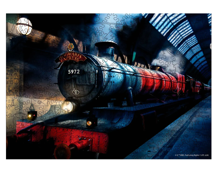 Пазл деревянный фигурный Woods Story Гарри Поттер Хогвартс Экспресс XXL (wshe111-XXL)