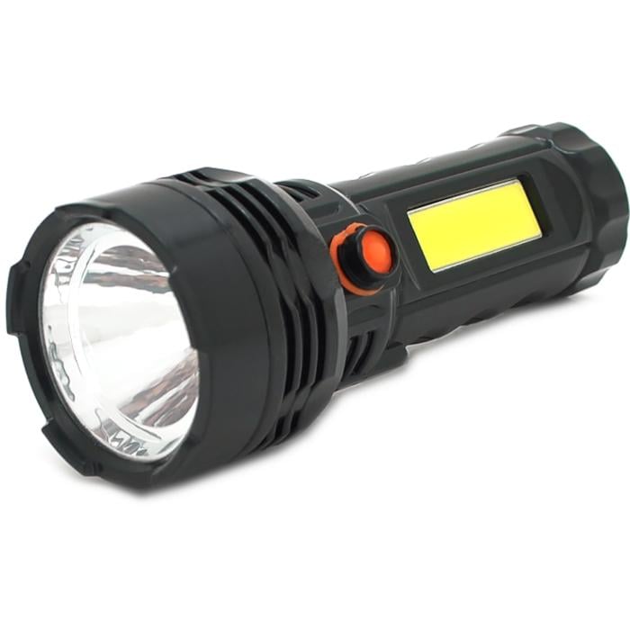 Ліхтар ручний PT-8915B пластиковий акумулятор 18650