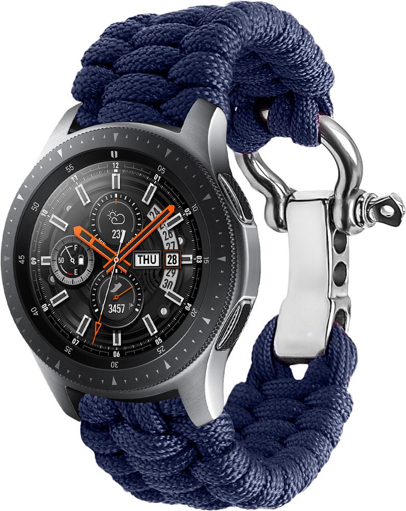 Ремінець з Паракорду Ruper для Galaxy Watch 46 мм (22mm) Dark Blue (30800-5D)