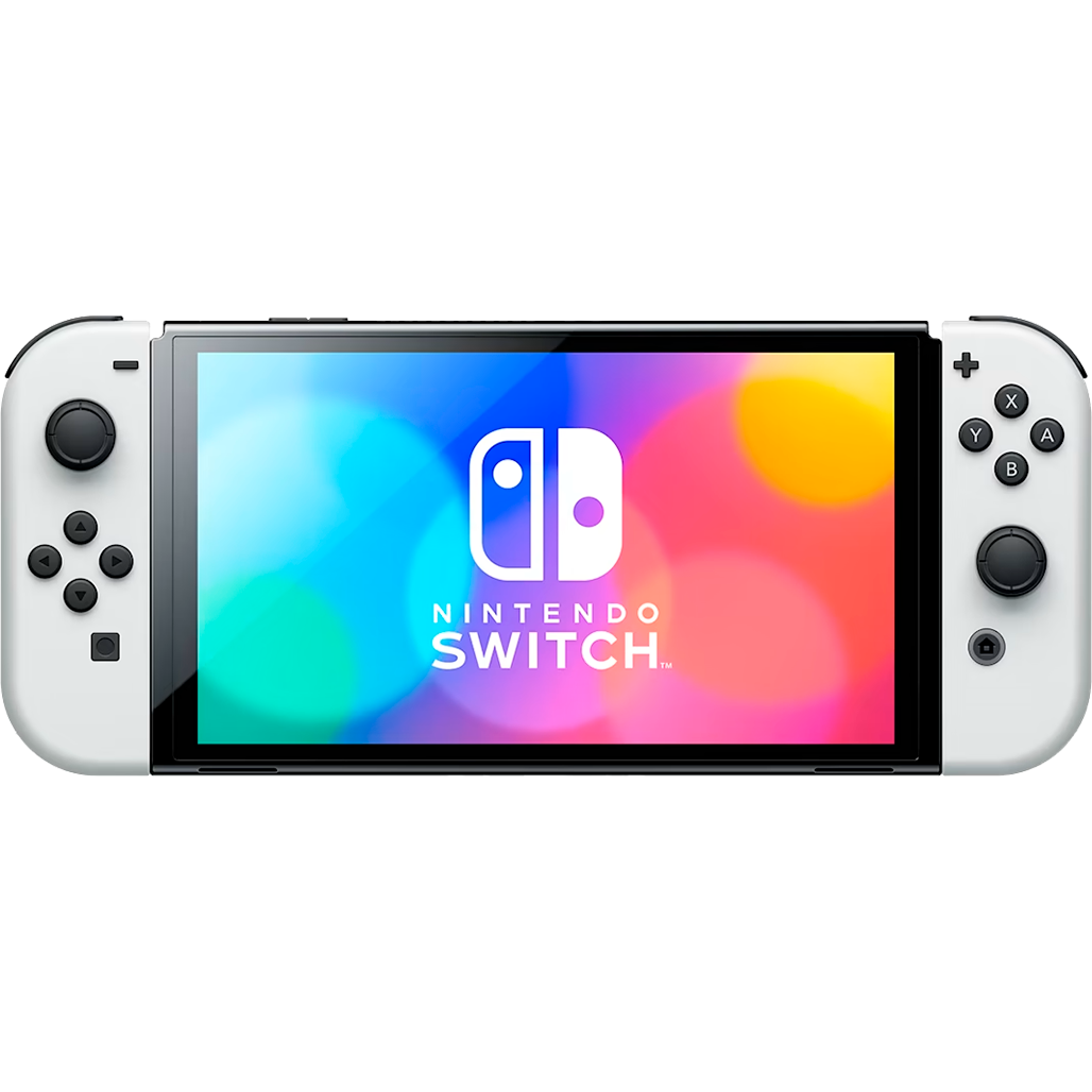 Ігрова консоль портативна Nintendo Switch OLED with White Joy-Con (61042)