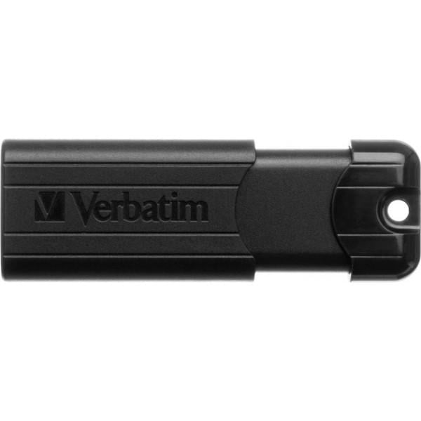 Флешка Verbatim PinStripe 64GB Black (49318)