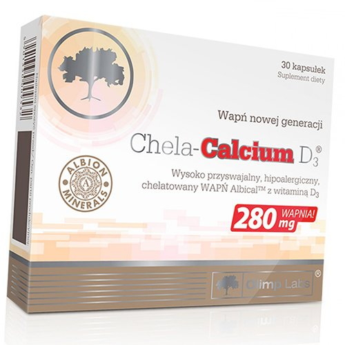 Кальцій хелат та вітамін Д3 OLIMP Chela-Calcium D3 30 капсул