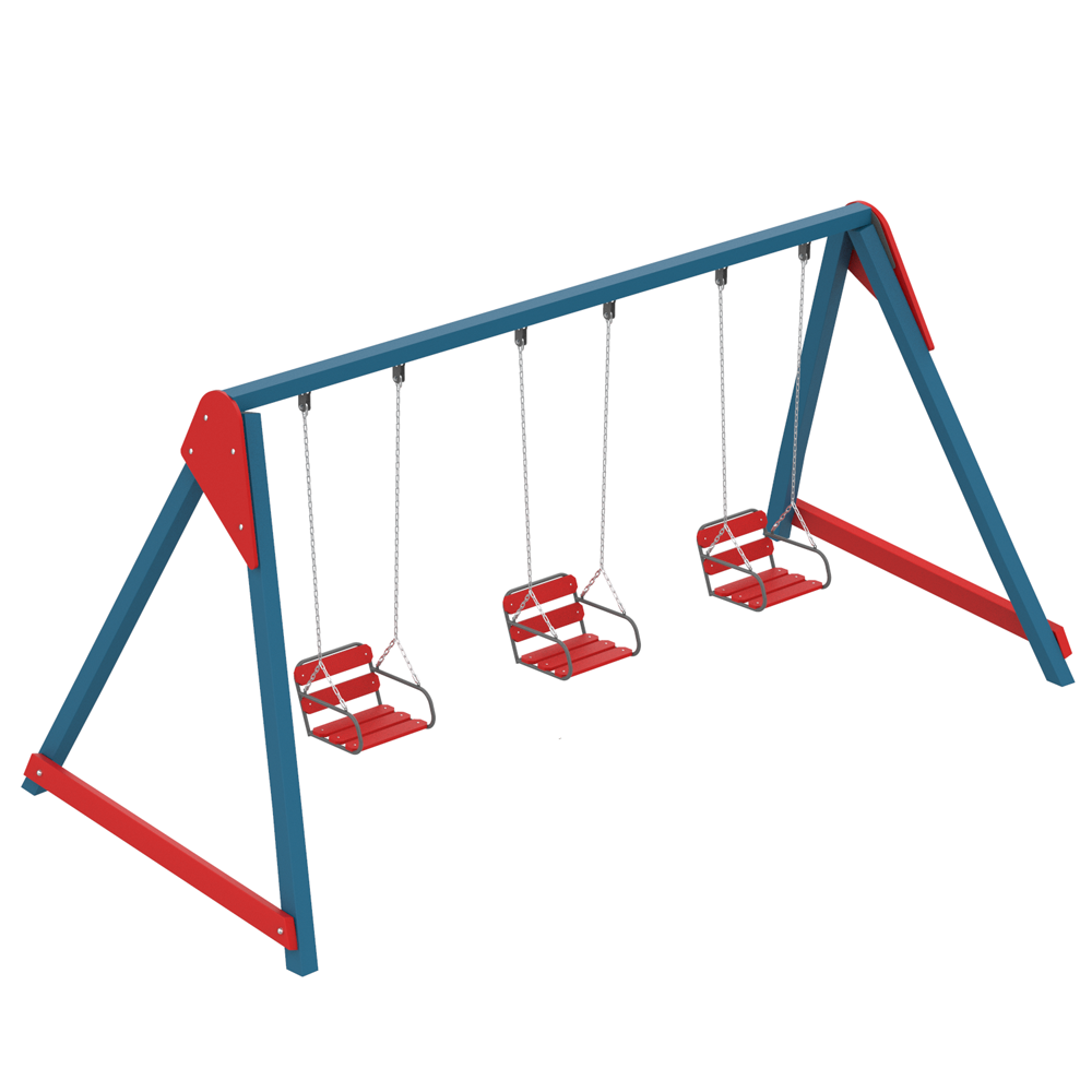 Детские качели Kidigo Villa Wood Triple (2690868256)