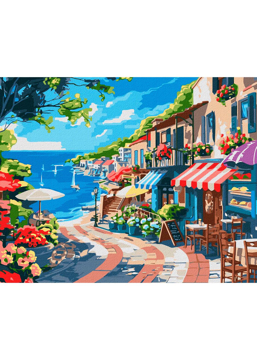 Картина по номерам Идейка Приморский город 40х50 мм (KHO2792)