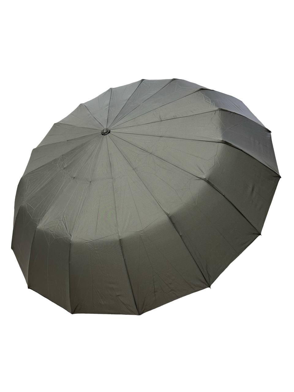 Зонтик автоматический Susino 16 спиц антивитер Серый (7916/1)