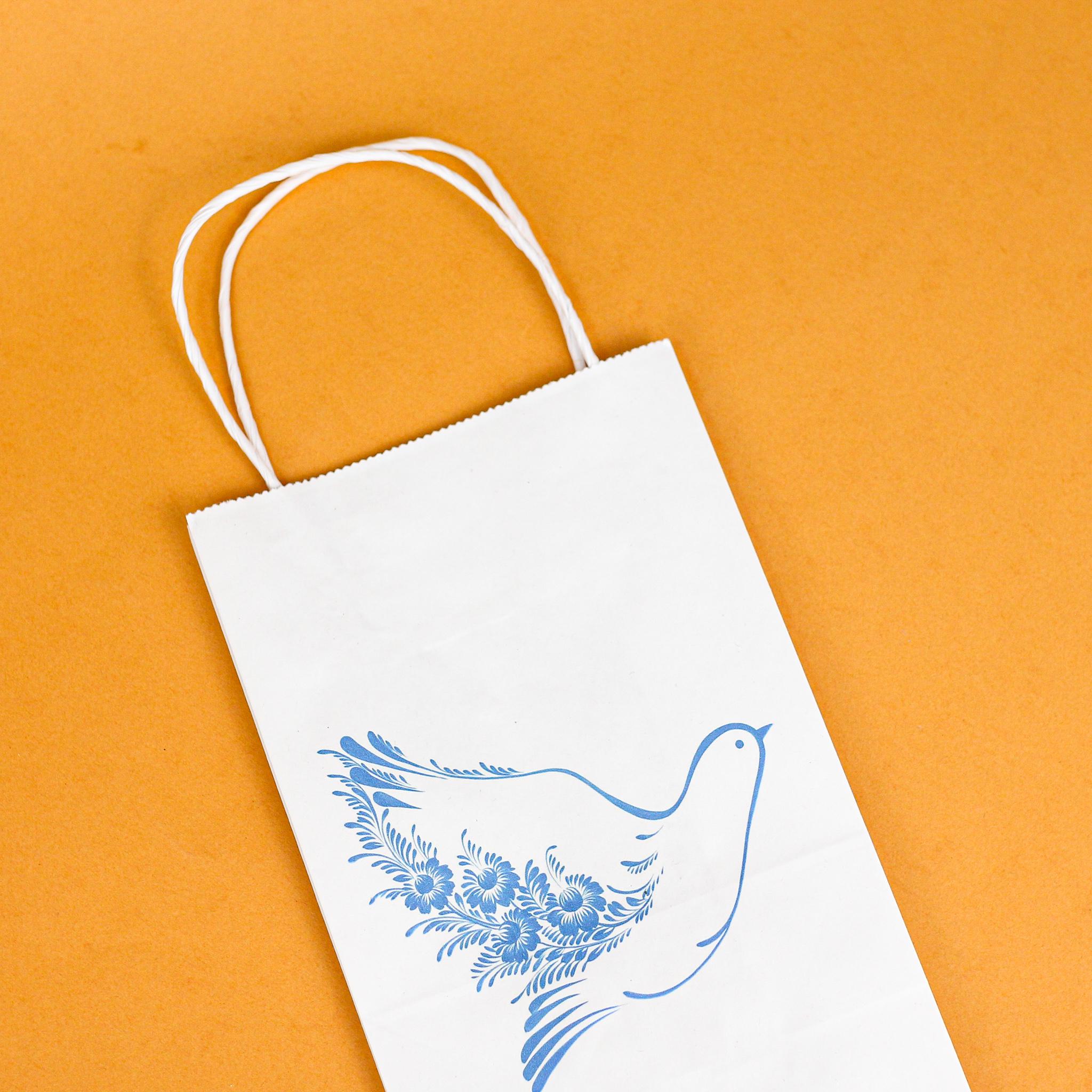 Пакет із романтичним малюнком та символікою миру 260х150х350 мм 20 шт. - фото 4 Пакет із романтичним малюнком та символікою миру 260х150х350 мм 20 шт. - фото 4