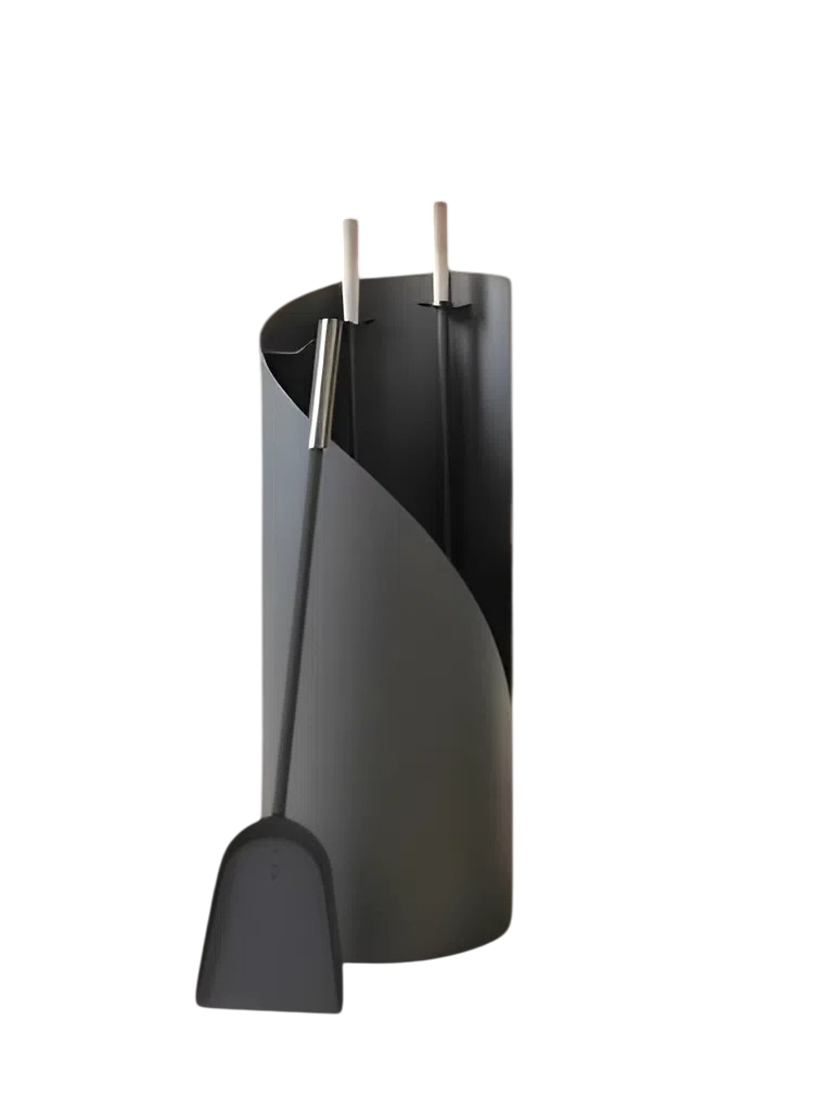 Набір камінного приладдя Kaminer 25970 4 пр. Сірий