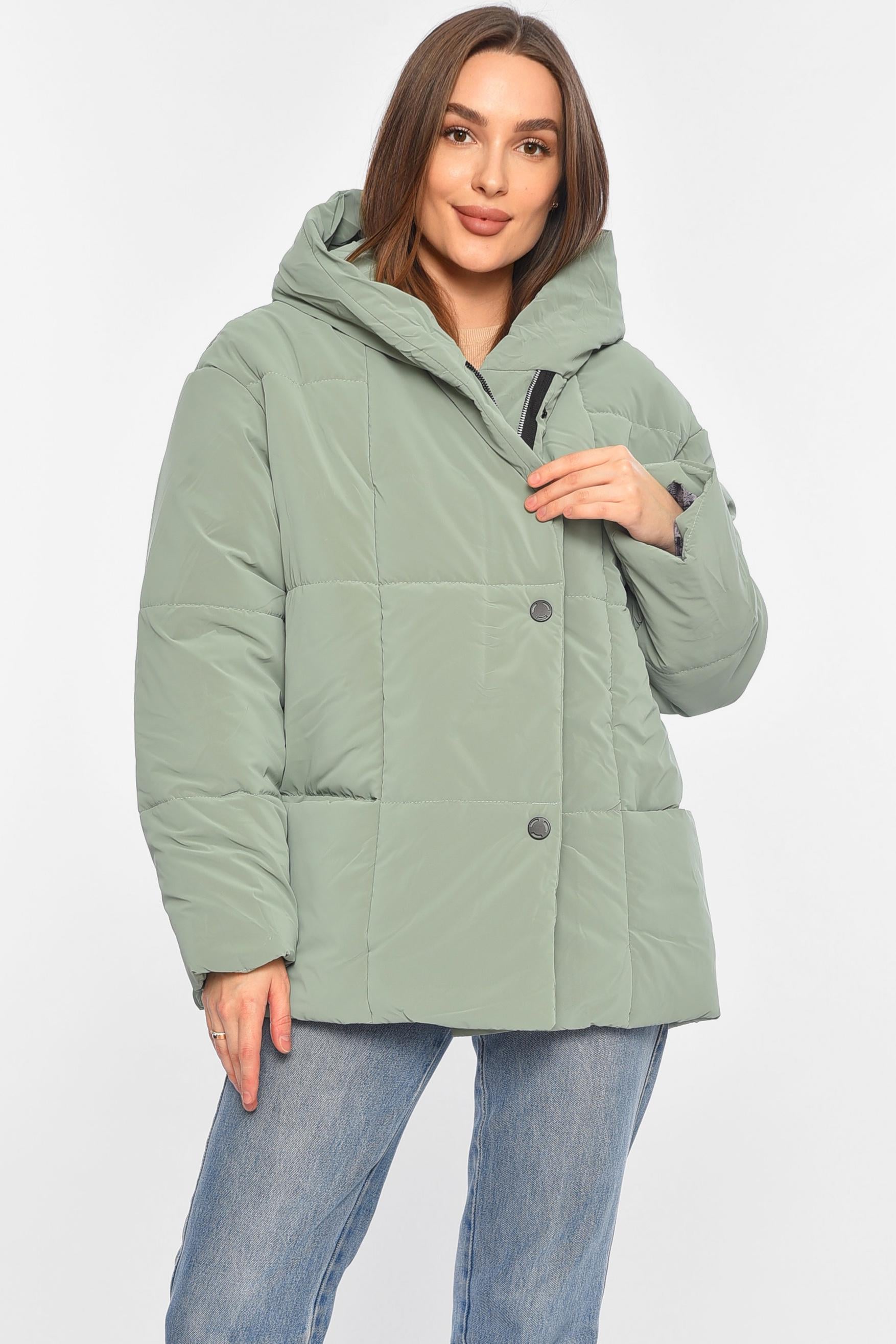 Куртка женская демисезонная M Светло-зеленый (196410) Куртка женская демисезонная M Светло-зеленый (196410)