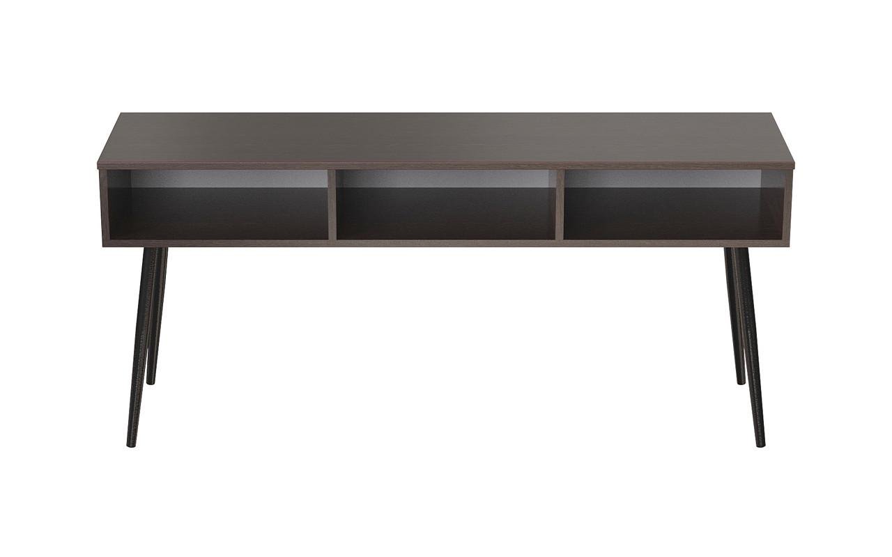 Тумба под телевизор Ferrum-decor Кентук металл/ДСП 16 мм 45x139x38 см Черный/Венге Магия (FRD-106729)