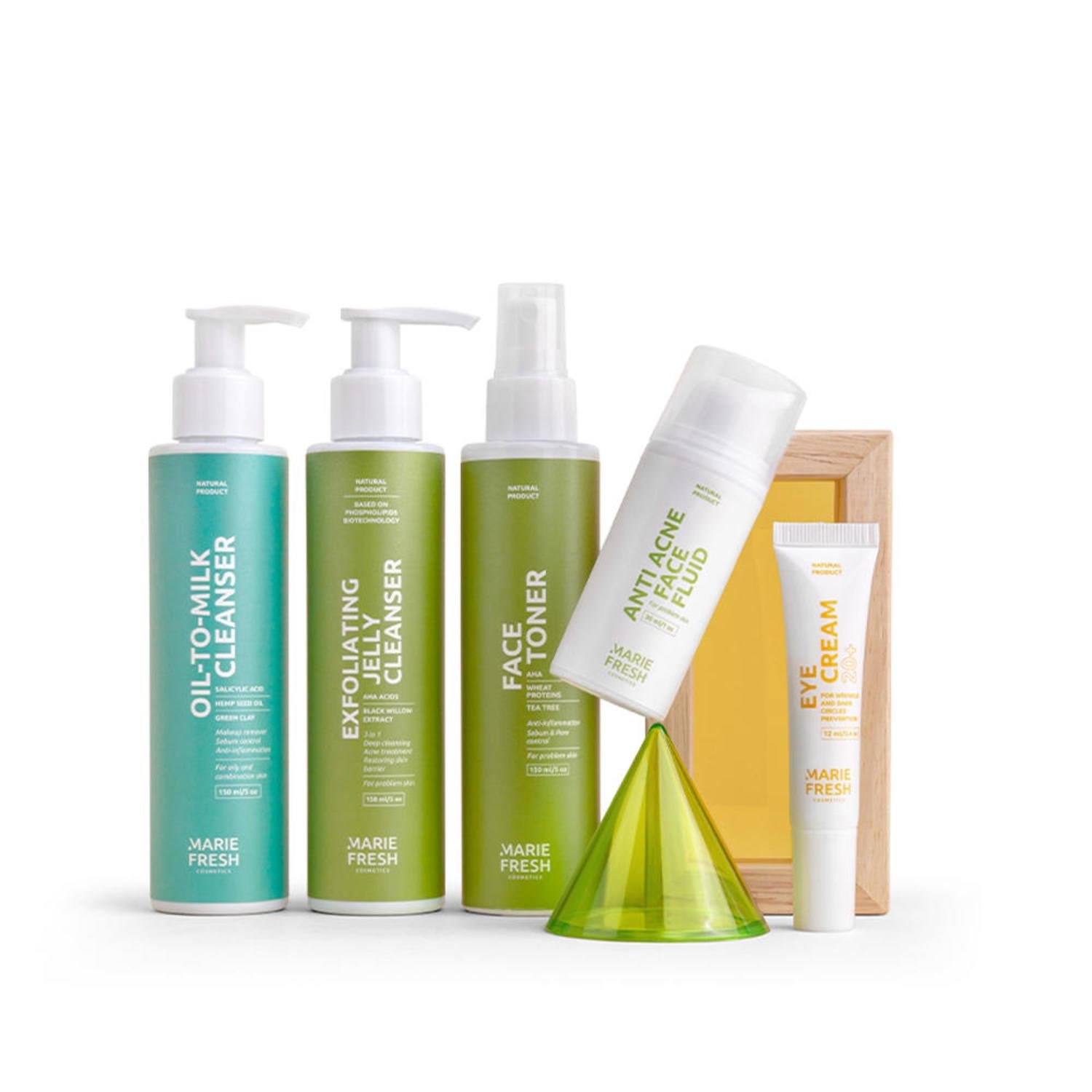 Набор Marie Fresh комплексный уход за молодой проблемной кожей с гелем (4820222772051)