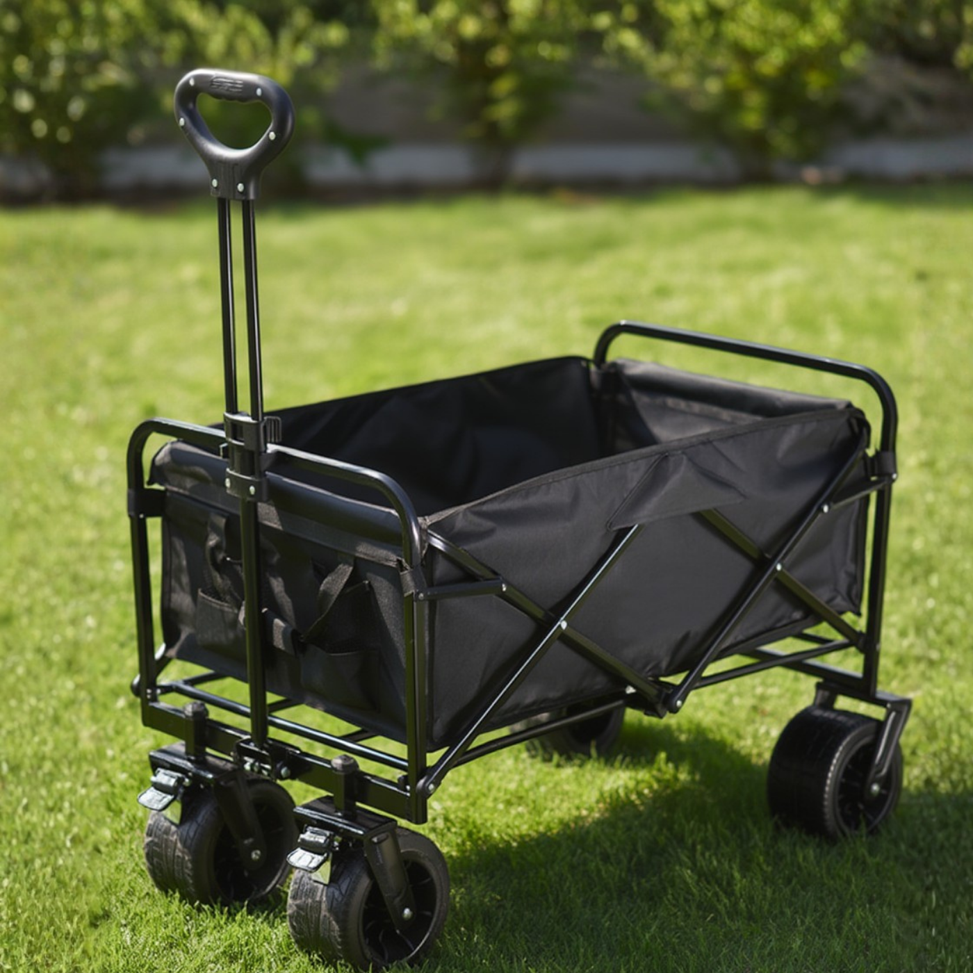 Тележка складная для перевозки вещей и продуктов многоцелевая для походов в магазин/кемпинга/транспортировка и хранение