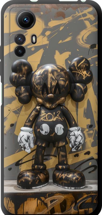 Чехол на Xiaomi Redmi Note 12S Bronze kaws (6097b-3065-42517)