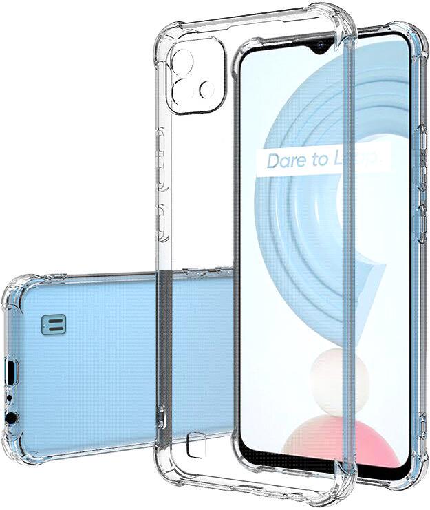 Прозрачный чехол UltraAir  MultiCam для Realme C11 (2021) (усиленный углами) (23554)