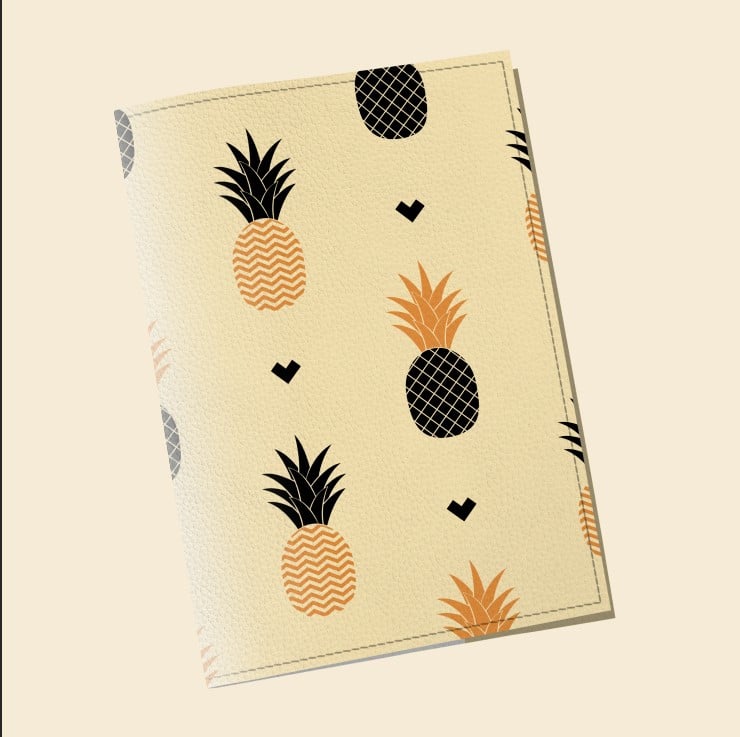 Обложка на паспорт Wall-style The cover Ананас 9,6x13,3 см (913061)