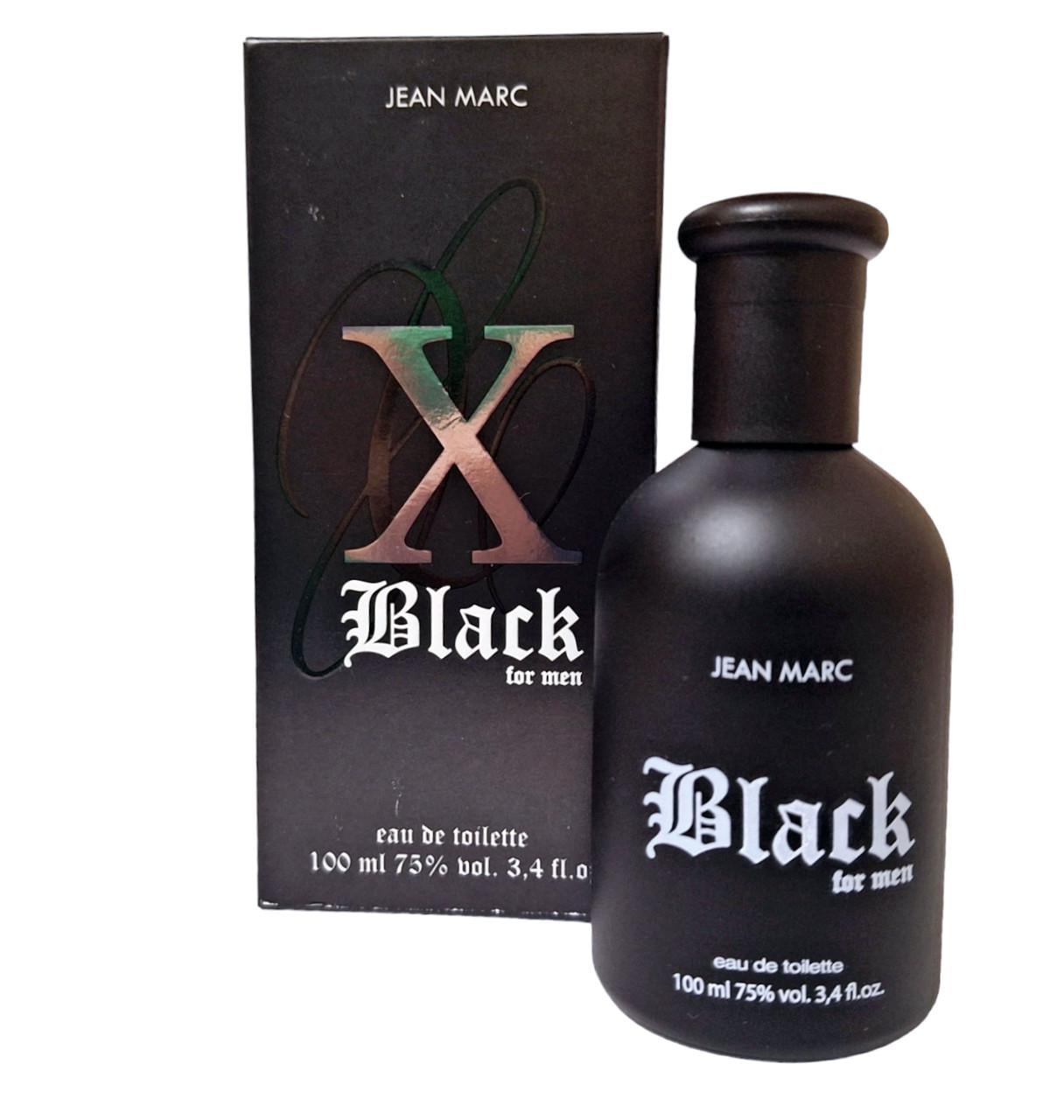 Туалетная вода мужская X Black Jean Marc 100 мл