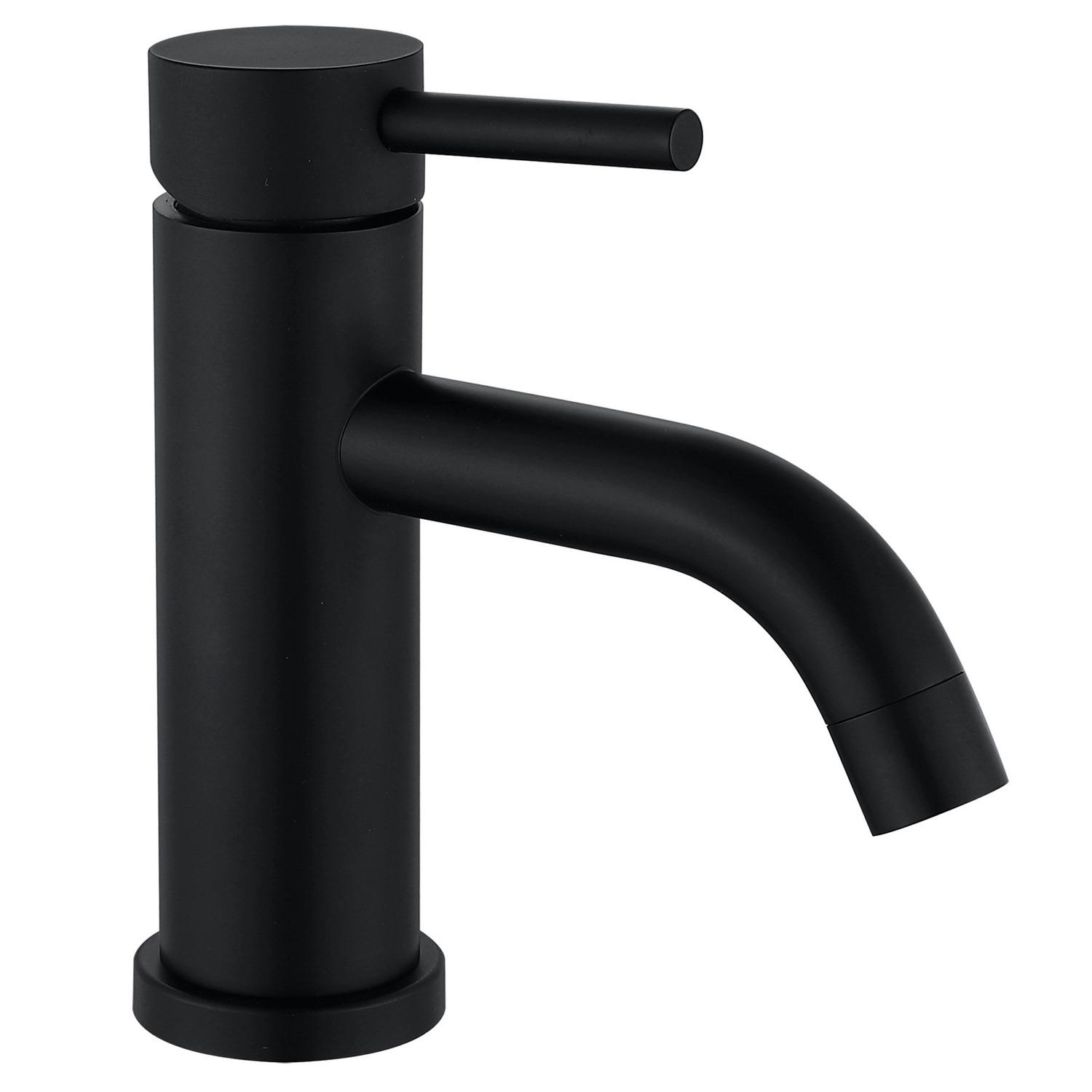 Смеситель для умывальника Lidz Aria LDARI0011FBLA46092 однорычажный Черный (234764)