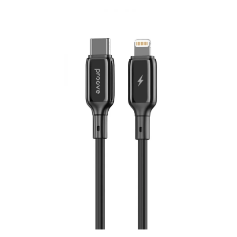 Кабель Proove Flex Metal Type-C to Lightning 27W 1 м Black (CCFM27002101)