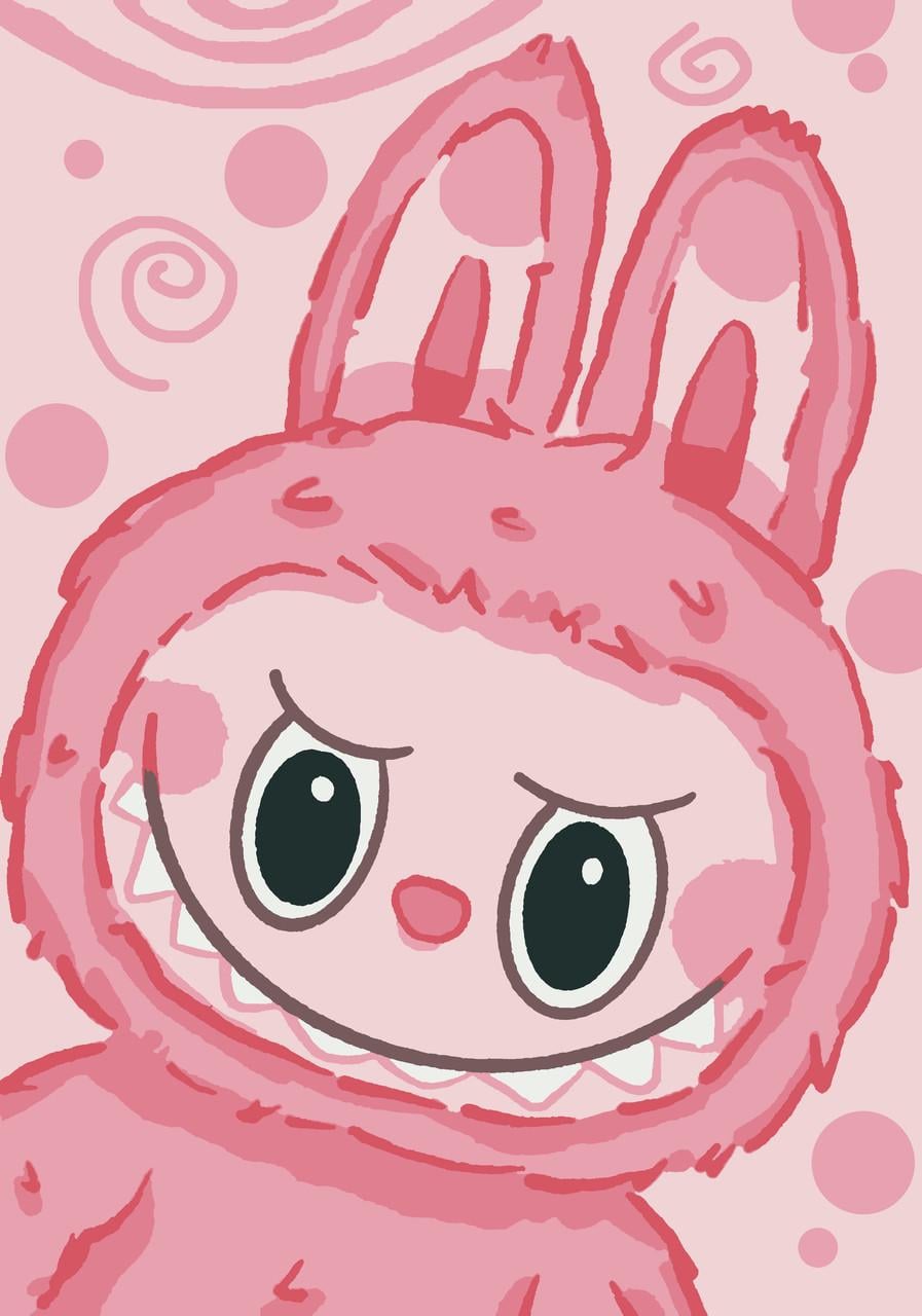 Картина по номерам Riviera Blanca Pink Labubu 28x40 см RB-1167 (2644154264)