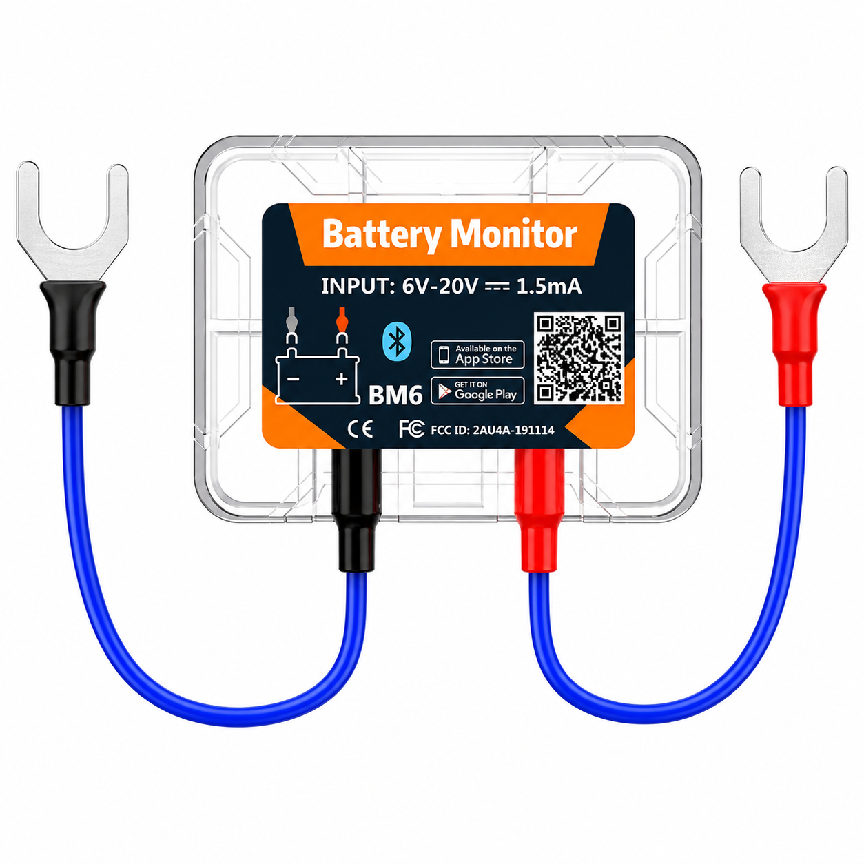 Тестер аккумулятора BM6 с Bluetooth 4.2 для АКБ 6-20 В (1015-011-00)