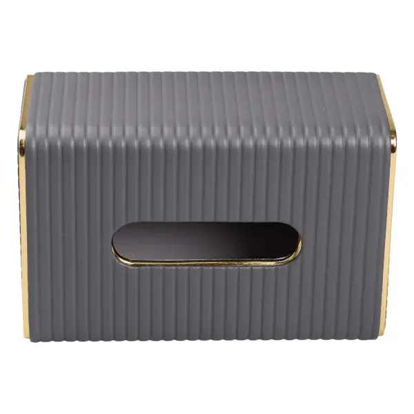 Серветниця прямокутна YIWU з екошкіри та корпусом із МДФ 23х13х9 см Сірий (147-107-HP-3-203G) - фото 4 Серветниця прямокутна YIWU з екошкіри та корпусом із МДФ 23х13х9 см Сірий (147-107-HP-3-203G) - фото 4