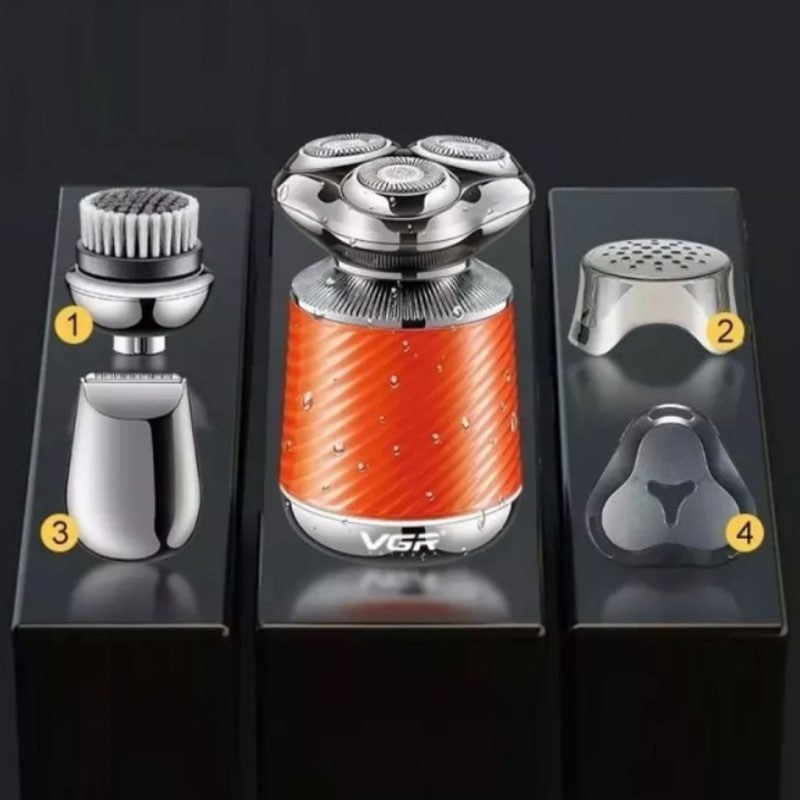 Електробритва VGR V-391 професійна акумуляторна 5W Orange - фото 11 Електробритва VGR V-391 професійна акумуляторна 5W Orange - фото 11