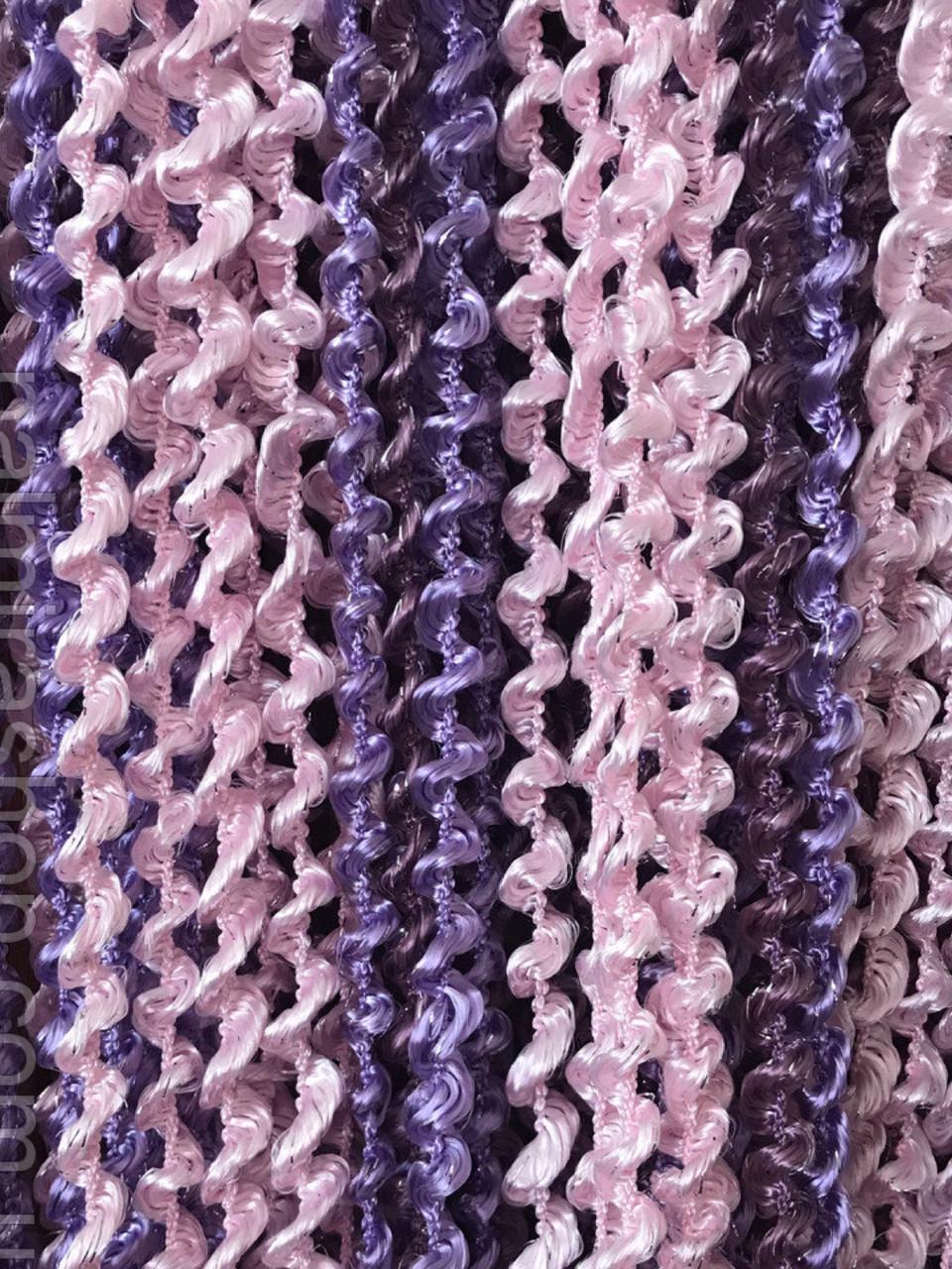 Штори нитки веселка 300x280 см Фіолетово-рожево-сливові (NS-202)