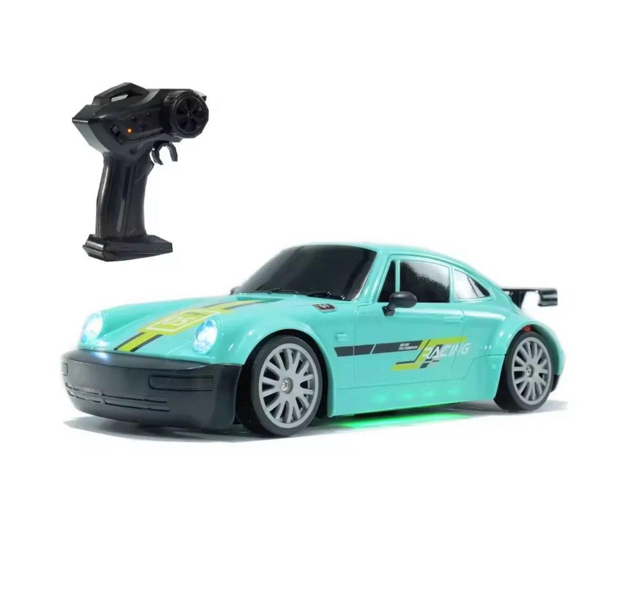 Машинка для дрифта на радиоуправлении полноприводная Fayee 1:20 со светодиодной подсветкой Green (k53-nlq-otu) - фото 2 Машинка для дрифта на радиоуправлении полноприводная Fayee 1:20 со светодиодной подсветкой Green (k53-nlq-otu) - фото 2