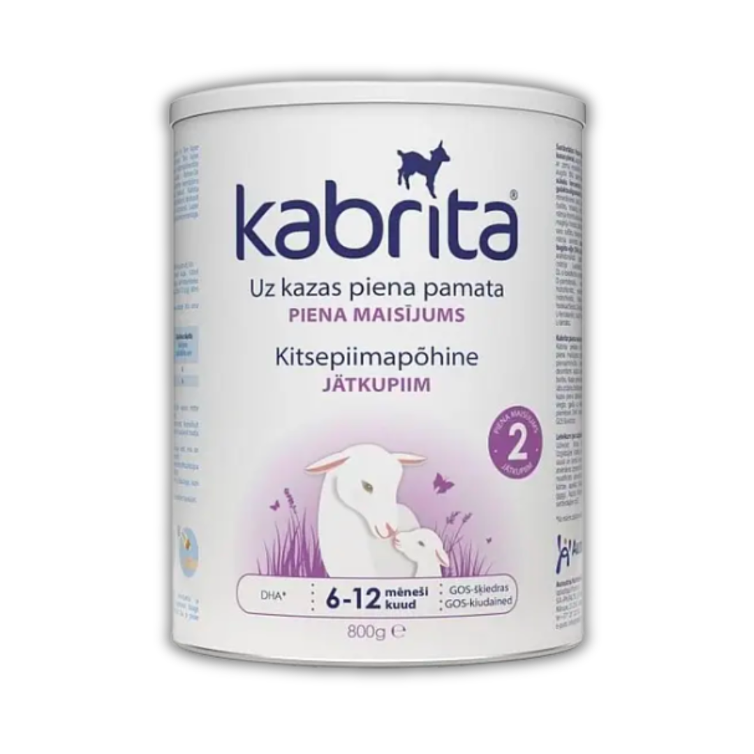 Детская смесь молочная KABRITA 2 6-12 мес на основе козьего молока 800 г (8716677008615)