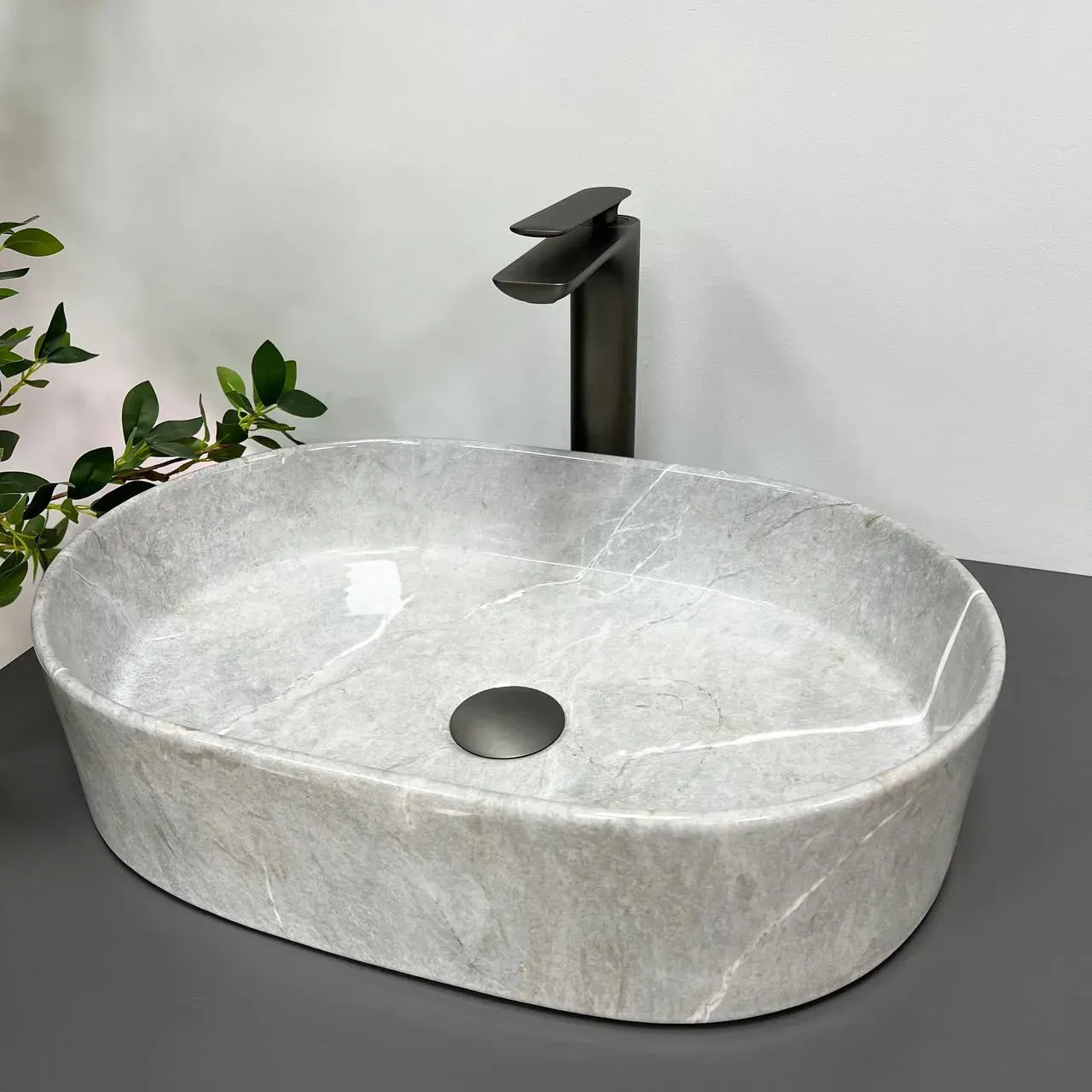 Раковина накладная VBI VERONA овальная 500x340 мм Серый (RM-VBI-011310) Раковина накладная VBI VERONA овальная 500x340 мм Серый (RM-VBI-011310)